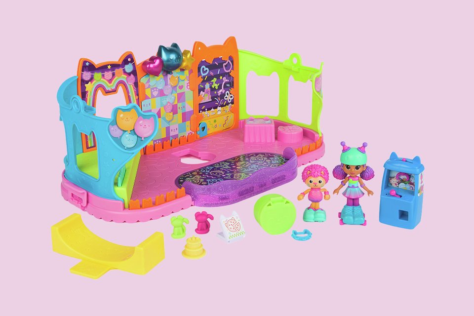 Gabby's Dollhouse Party Room Playset.